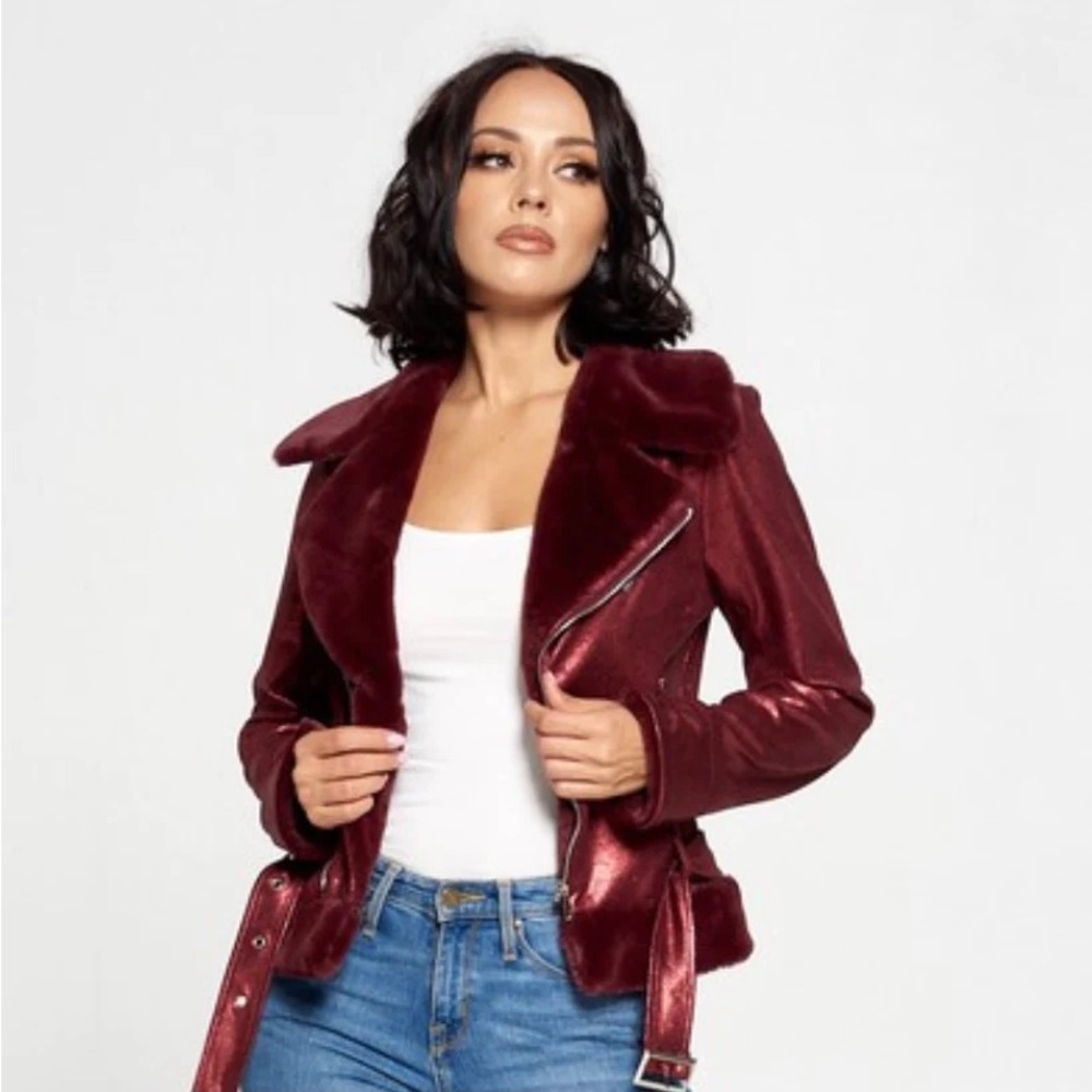 Red Motorcycle Jacket
